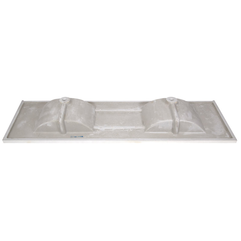 Camilla 73-Inch Solid White Cultured Marble Double Vanity Top