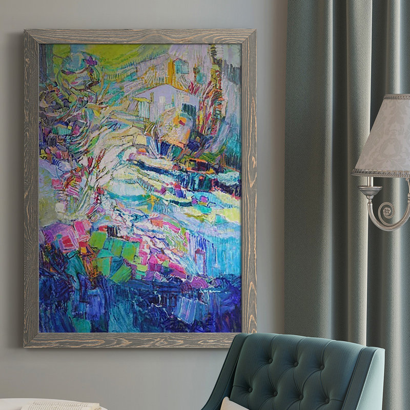 «Gathering Up The Goddess III», reproduction d'art sur toile, H 37,5 po x l 27,5 po x P 1 po, gris