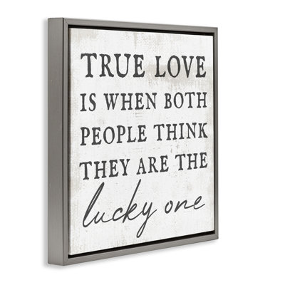 True Love Romantic Phrase