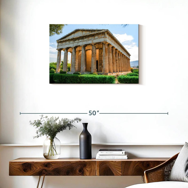 Temple Of Hephaestus, 20" H x 30" W