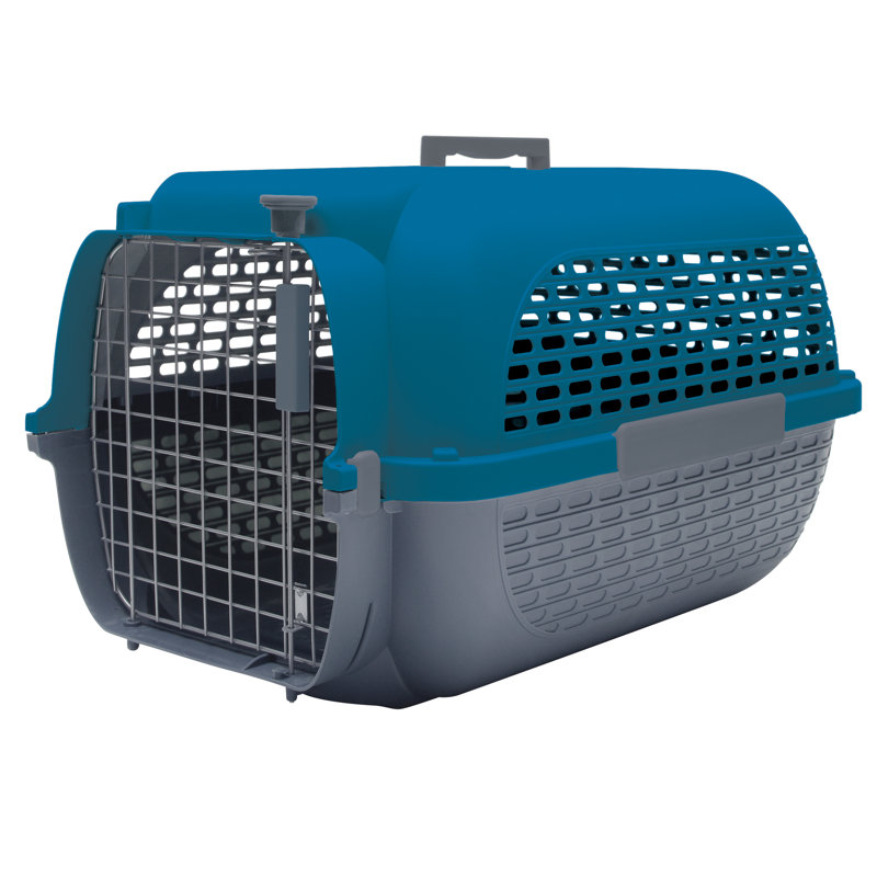 Sac de transport Dogit Voyageur, Bleu / gris, H 14,8 po x l 12 po x P 22 po