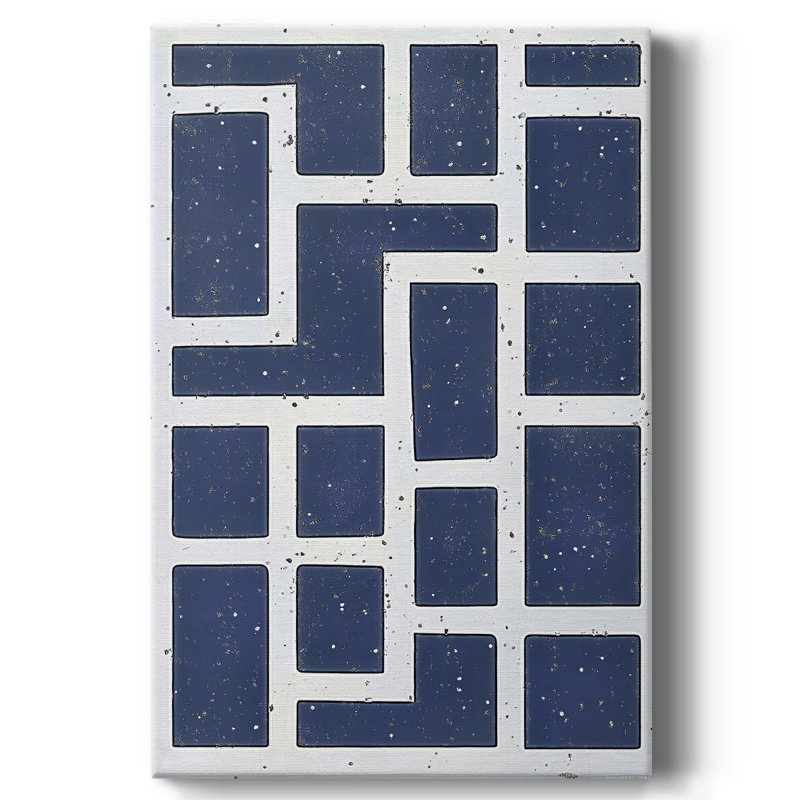 Toile tendue abstraite CIX Gallery - prête à être accrochée, H 27 po x l 18 po