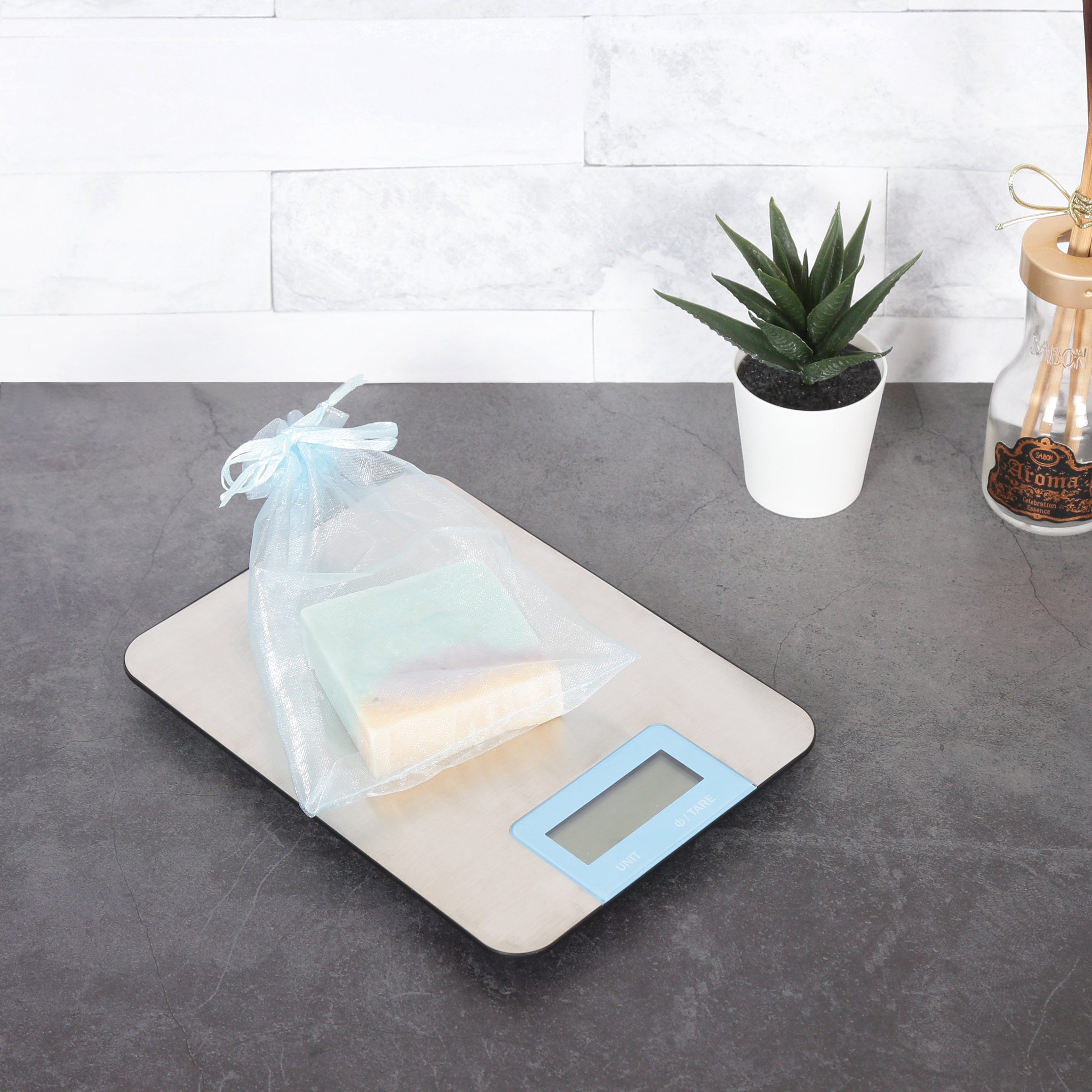 Creative Home Digital Kitchen Precision Food Scale With Rectangular ...