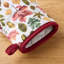 Ensemble de 2 mini-gants de cuisine à motif de feuilles d'automne MARTHA STEWART, 100% coton avec poignée antidérapante en silicone, résistant à la chaleur, brun clair / rouge / vert, 5,5 po x 8 po