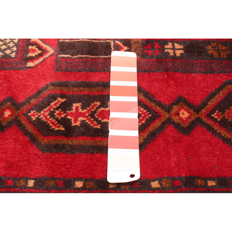 Teimani Red Rug 3'5" x 6'1"