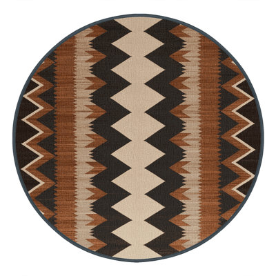 Washable Navajo Chevron Southwestern Area Rug