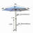 9pi PARAPLUIE rayé de glace-110874413