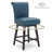 Aoibhne Swivel Upholstered Counter Stool-1213715475