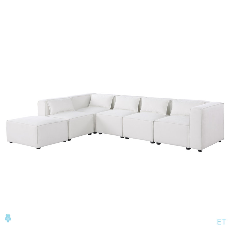 Modular Sofa Chenille Fabric,  Simple And Grand, The Seat And Back Is Very Soft. This Is Also A KNOCK DOWN Sofa