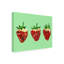 Fraises sur toile