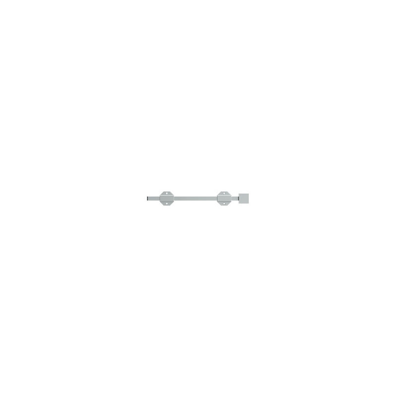 Deltana 12SBM26 12" Modern Surface Bolt, HD, Solid Brass in Polished Chrome, Polished Chrome