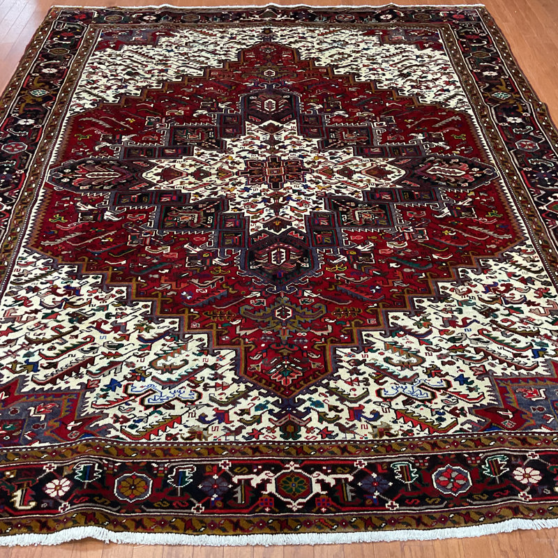 HERAT ORIENTAL Handmade Heriz Wool Rug
