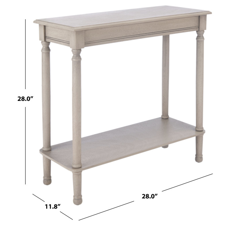 Hemenway 28'' Console Table, Greige
