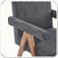 Fauteuil de salle à manger Poppy-2136185885