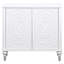 Buffet décoratif 2 portes Franson Mandala - blanc vieilli