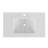 30-inch White Ceramic Bathroom Sink - Fits 30-inch Vanity, Pre-drilled Faucet Hole, Sleek Minimalist Aesthetic, Durable & Easy To Clean