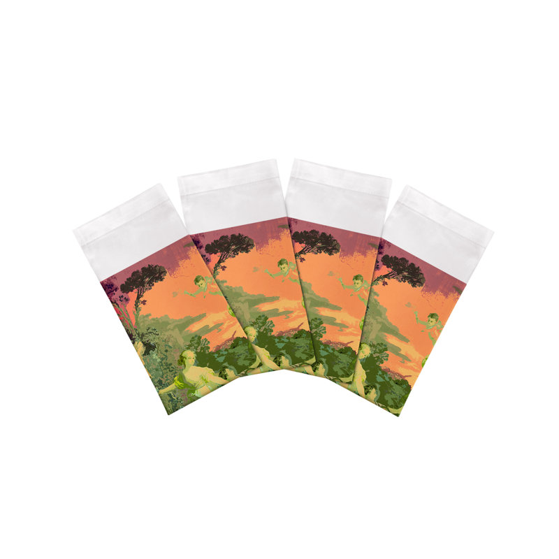 Cyprus Picnic Cotton Sateen Dinner Napkins