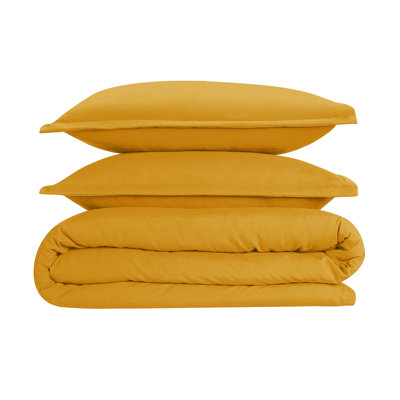 Super Soft Microfibre Reversible Plain Duvet Cover Set