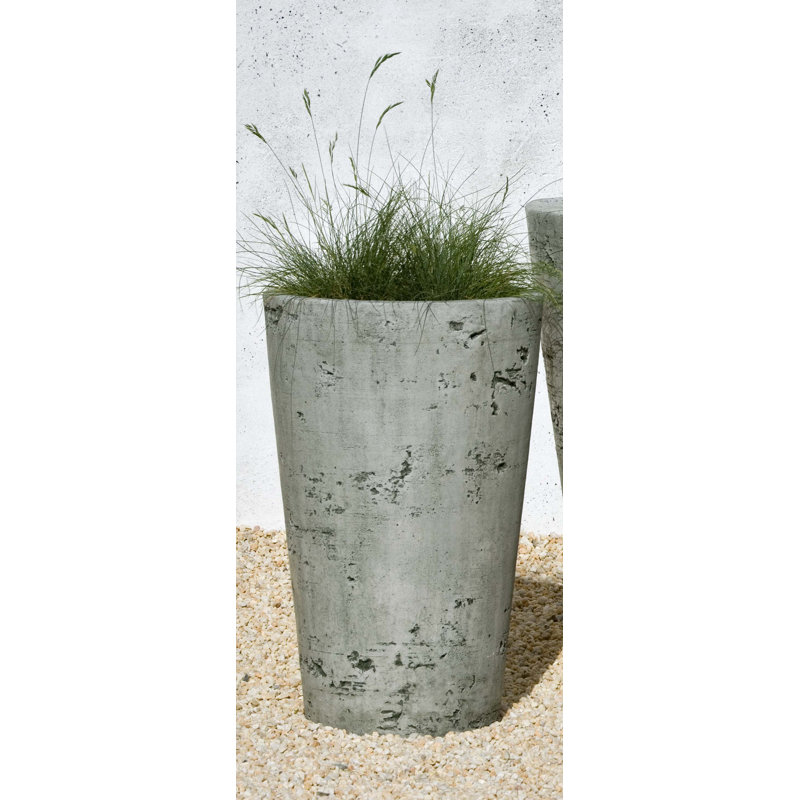 Saguaro Handmade Planter, Alpine Stone, 25" H x 15.5" W x 15.5" D