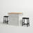 Diamondback 47.75 " W Kitchen Island Set-834504321