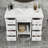 Wooden Bathroom Vanity with Sink and Storage Drawers-1147523832
