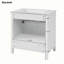 Meuble-lavabo de salle de bain avec lavabo en céramique et beaucoup de rangement-1073641630