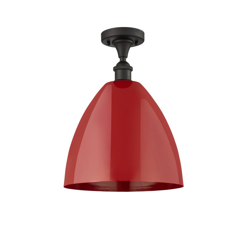 Semi encastrement, Rouge, Bronze huilé