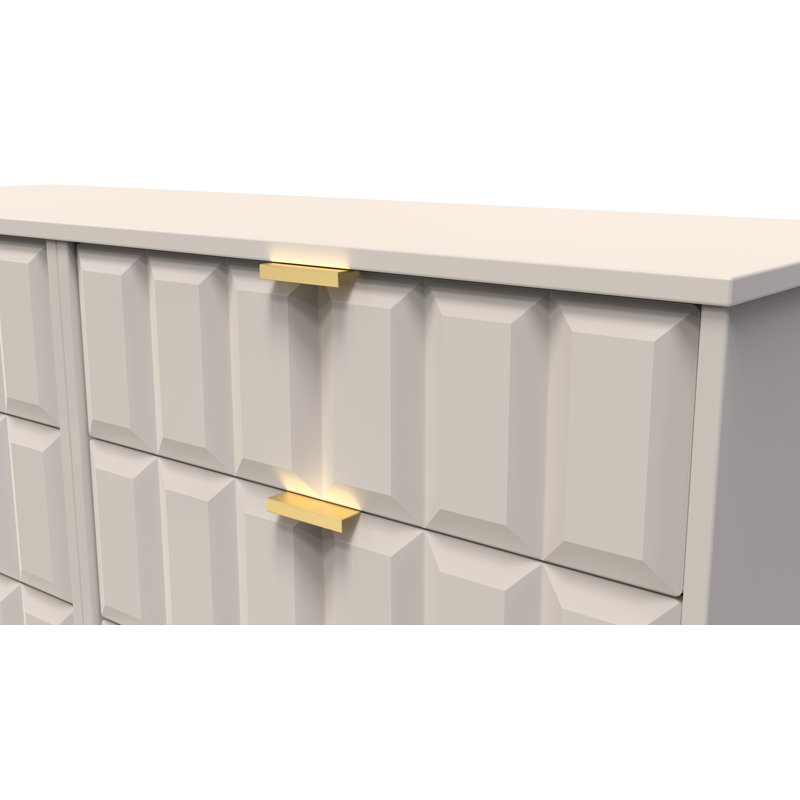 Fully Assembled Aliina 6 - Drawer Chest of Drawers, Kashmir Matt
