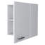 Armoire murale blanche pour espaces de cuisine compacts - 1 porte, sans tracas - Espace d'entretien avec porte au design élégant et pratique-1523940447