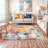 Noires Abstract Ivory/Gray/Blue Area Rug-1524646127