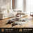 Abhinav Home Decor Kobe Cowhide Salt & Pepper Rug S & P Brown/White 5'X7'