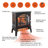3D  Flame Electric Infrared Quartz Fireplace Stove with remote control