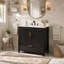 Freestanding Standard Single Vanity Bathroom Vanity With Resin Top-2096931112-2096931124-2096931126
