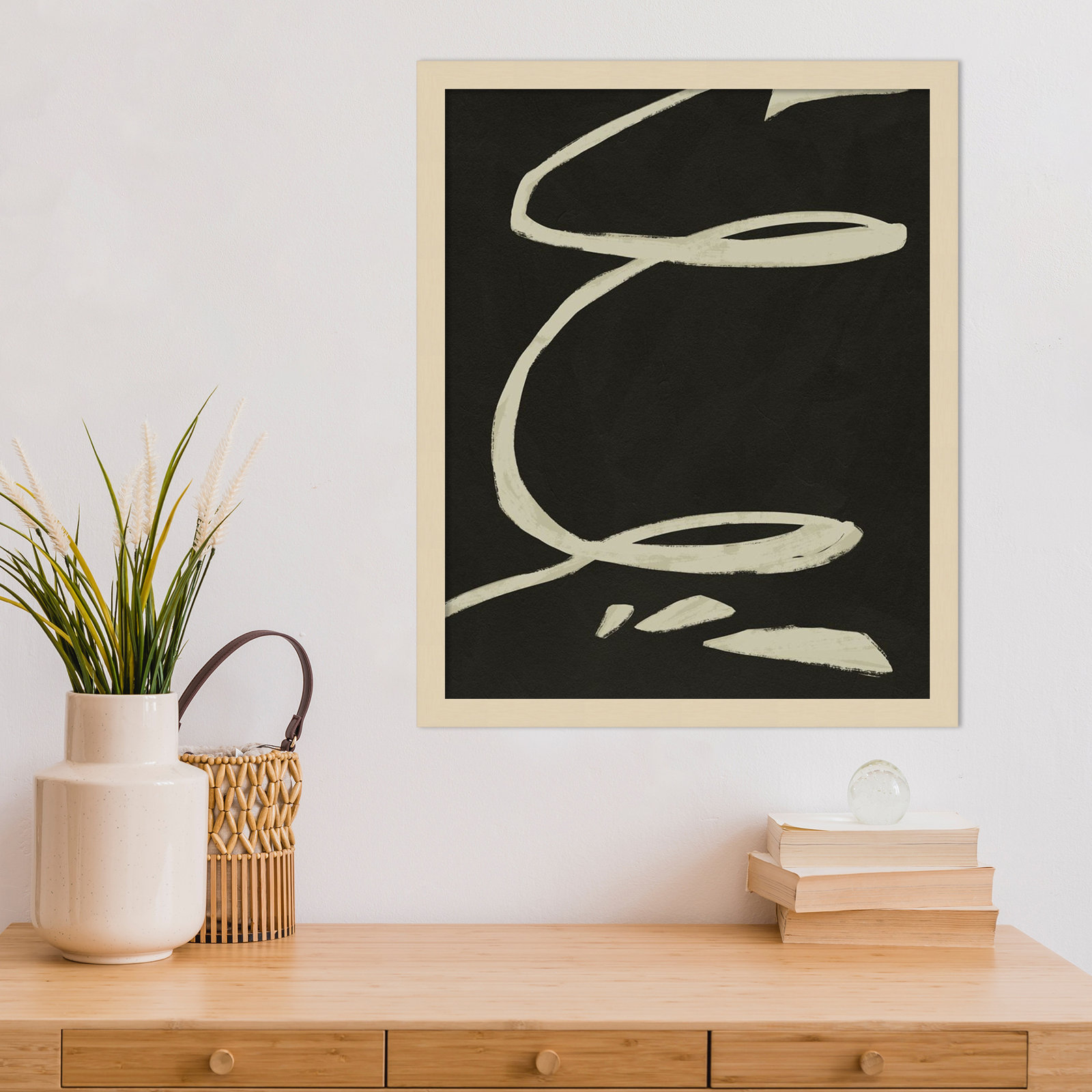 Neutral Spring III Print by Jacob Green, 21" H x 17" W x 1" D, Brown