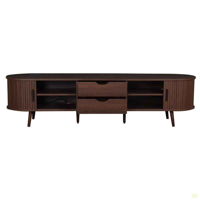 Meuble télé 70 po Mid Century Modern