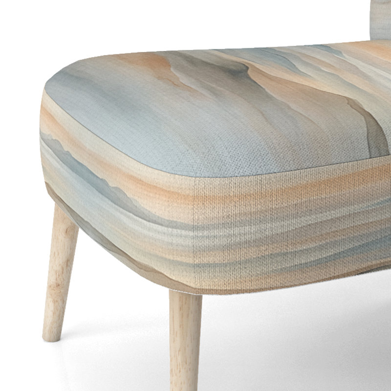 Chaise d'appoint Ocean - Calm Ocean Horizon, chaise d'appoint Waves Beauty I, Side Chair Armless