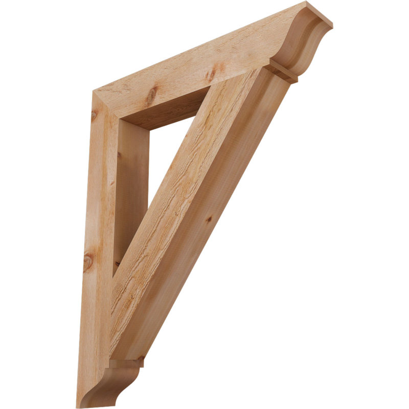 Support de sciage brut, Cèdre rouge, H 44 po x l 6 po x P 36 po