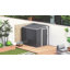Catreena 7 x 5FT Metal Garden Shed with Foundation Kit, 2 Vents, Green