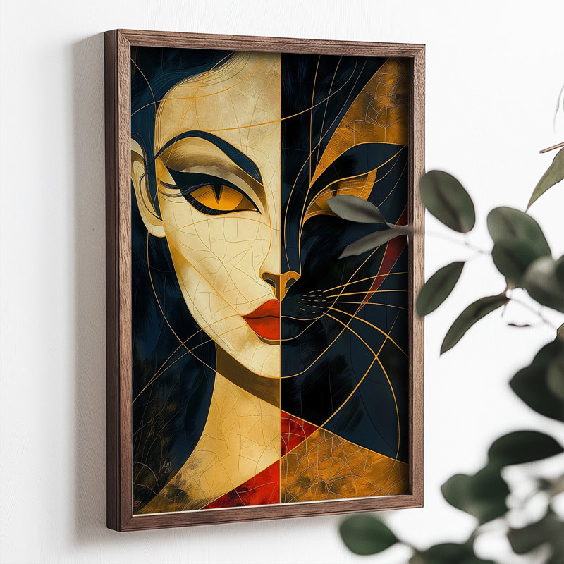 Superbe peinture décorative en panneau de fibres à densité moyenne, 13,8 po x 18,5 po x 0,8 po | 100% panneau de fibres à densité moyenne avec épaisseur de 3 mm, cadre en bois de pin élégant | Illustration UV imprimée pour la décoration intérieure, parfaite pour le salon et la chambre à coucher