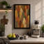 Autumn Leaf Pattern Botanical - Wrapped Canvas-1107533680-1107533640