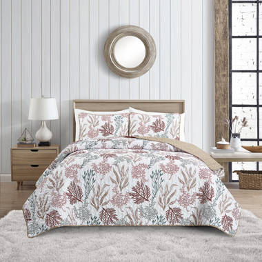 Videri Home Floral Botanical Quilt Set