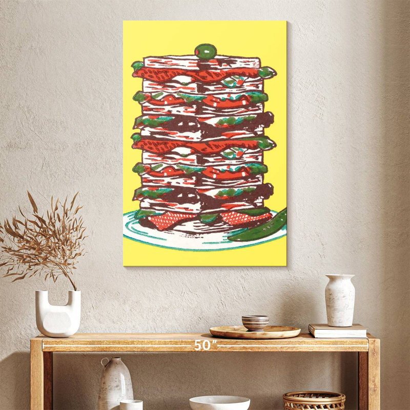 Yarlin Sandwich Tower, 39" H x 26" W