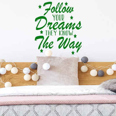 Text & Numbers Non-Wall Damaging Wall Decal