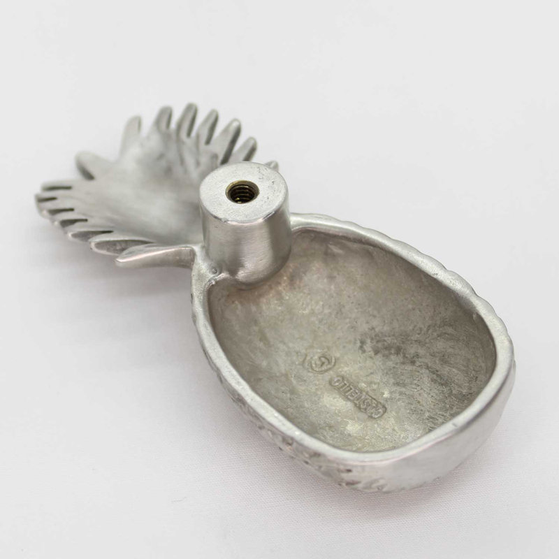 3 1/2" Pineapple Medium Knob, Brushed Nickel