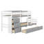 Loft Bunk Bed With Drawers And Ladder-105763507