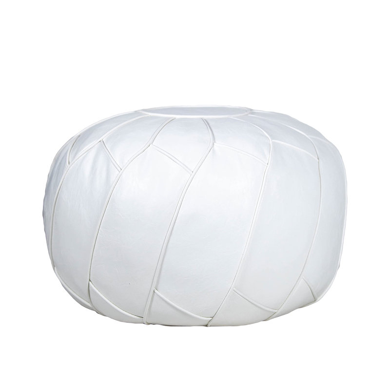 Repose-pieds Pouf, Blanc