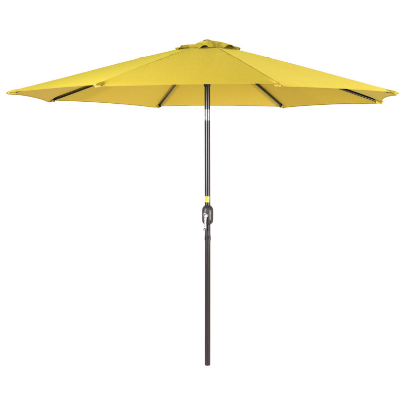 Parasol de terrasse 9 pi, Jaune