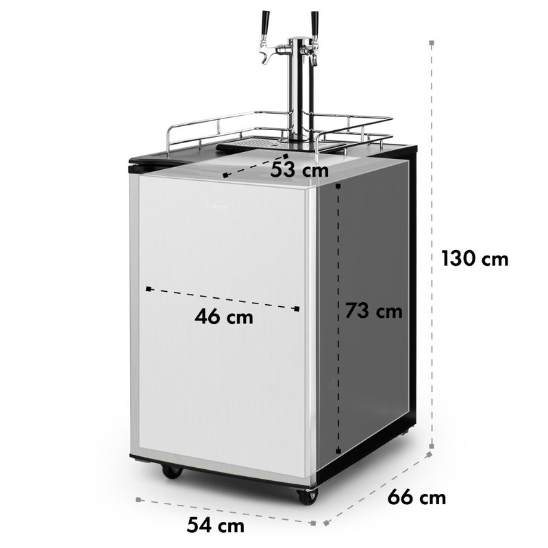 Klarstein Big Spender 173m³ L Freestanding Mini Fridge