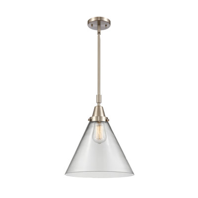 Luminaire suspendu conique 1 lumière Ashwath