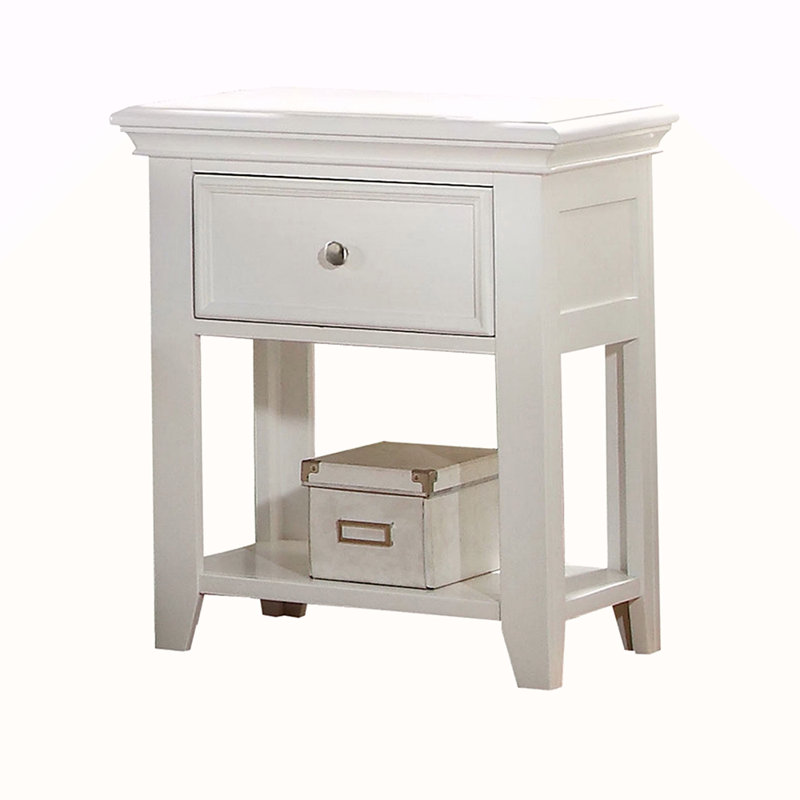 Nightstand With Bottom Shelf